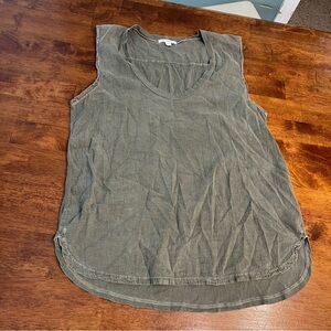 James Perse Olive Tank Top size 3 / large